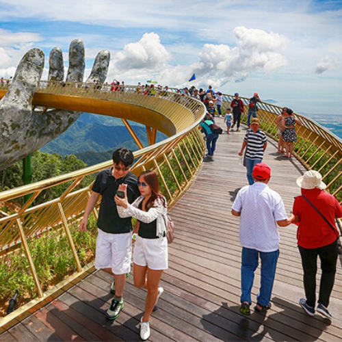 Golden Brigde Da Nang Vietnam